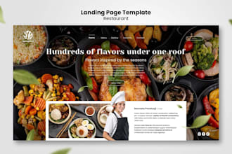 create restaurant website food website wordpress website