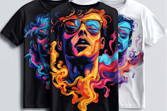 do bulk t shirt designs for printful, merch and teespring