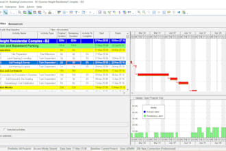 create detailed project schedules using primavera p6 or ms project