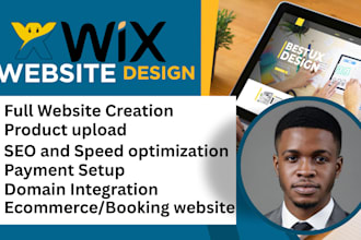 create wix website design wix ecommerce booking SEO website redesign setup