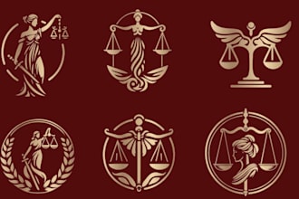 design a attorney, law firm logo and any graphic design for you