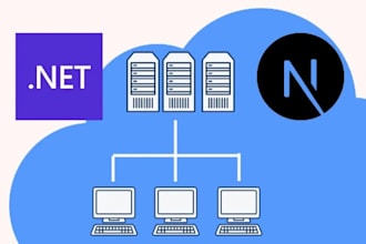 create performant saas application in dotnet core, nextjs