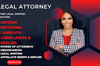do legal writing, drafting real estate contracts agreements, letters, complaints