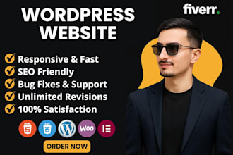 build, rebuild, design, redesign wordpress website, business website development