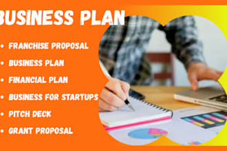 craft a business plan with marketing and financial model
