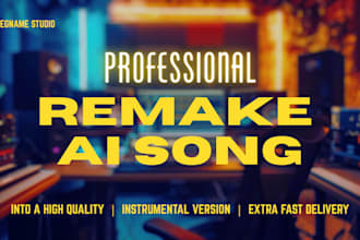 remake, recreate or rearrange beat ai song in a hiqh quality