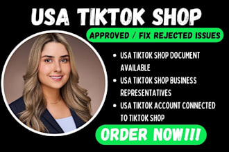 business representative for usa llc tiktok shop manage usa tiktok shop