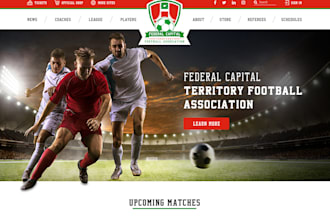 soccer academy website, soccer website, football academy website