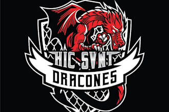 design modern dragon business logo