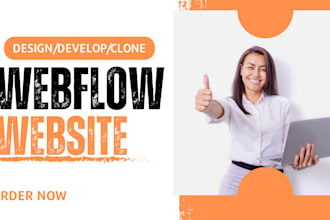 design, clone, develop framer website fix webflow cms figma to webflow expert