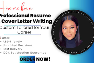 craft a professional resume and cover letter that gets interviews
