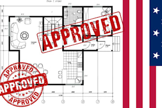 draft full architectural plan, mep, structural plan, adu and stamp for permit
