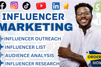 do influencer manager outreach marketing campaign social media influencer list