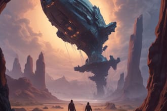draw mecha, robot, sci fi concept art