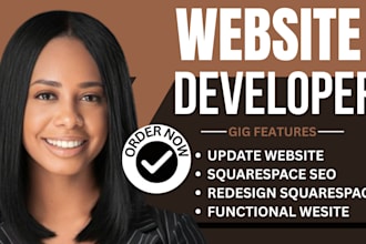 professionally design, redesign and build your squarespace website