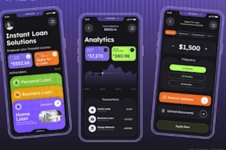 develop fintech app loan app money transfer app payment app