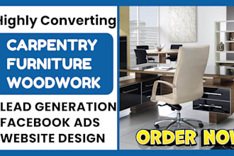 generate carpentry leads furniture roofing hvac leads facebook ads website