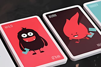 52 playing card game educational card template design drinking card party card
