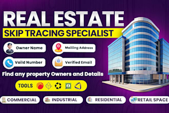 do commercial real estate skip tracing and owner info