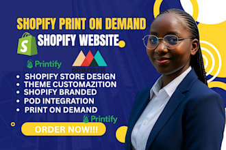 create shopify print on demand store printful shopify website printify