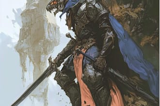 draw original fantasy characters, concept art, fanart