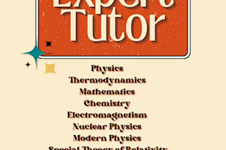 be your expert tutor for advanced physics and mathematics