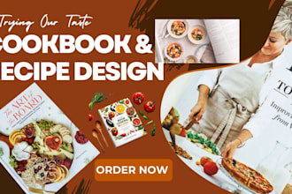 write cookbook recipe design cookbook cover, recipe book cover design formatting