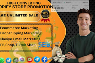 do shopify SEO expert social media manager email automation cro specialist