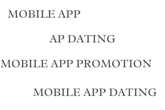 app dating promotion, app dateing