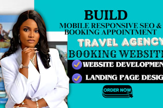 design travel booking website business website hotel vacation website wix design