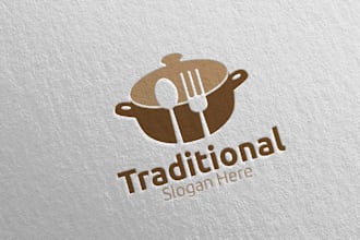 do hand drawn vintage production logo