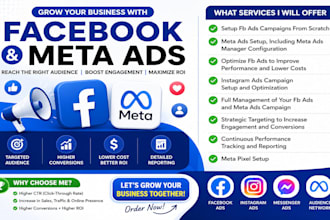 do facebook ads campaign, marketing,  meta ad manage