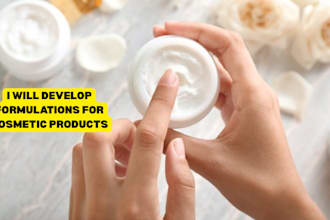 develop formulations for cosmetic products