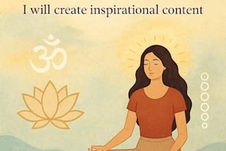 write soulful spiritual blog posts or articles for your website