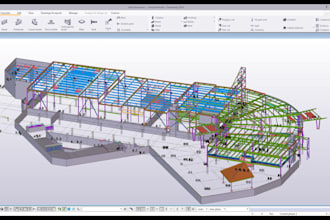 do structural design of steel, concrete or wood structures in tekla structure