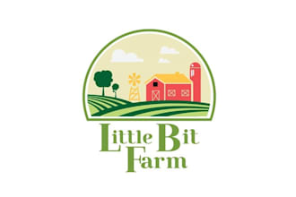 design professional wonderful little farm logo