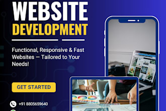 build a simple business website with mobile friendly design