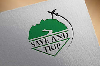 make a modern travel and hotel rental outdoors adventure and luxury logo design