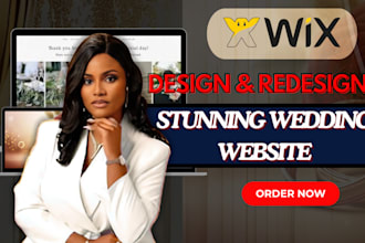 design or redesign professional wix wedding website event planning rsvp