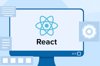 create a  landing page using reactjs for small business