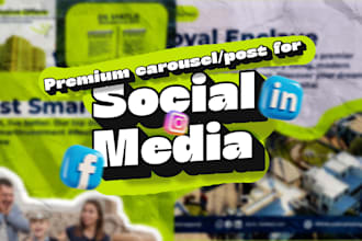 design ad creatives, carousel and social media posts designs