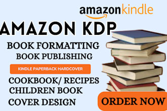 proofread format amazon KDP cookbook children book formatting