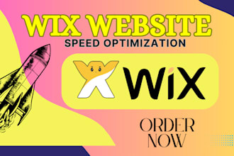 increase website speed and do wix optimization for page speed