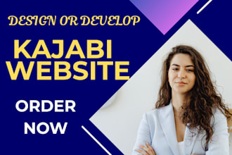 build your kajabi website, course or landing page