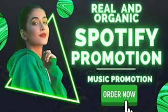 do spotify album promotion, apple music track, soundcloud, itunes promotion