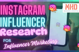 do instagram influencer research