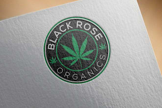 do a logo for cannabis, marijuana, hemp, weed, thc cbd, 420, dispensary, label