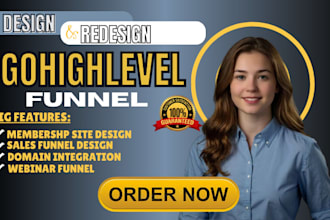 build gohighlevel funnel, ghl sales funnel, membership site