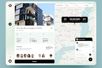 develop real estate app and website like zillow property listing and management