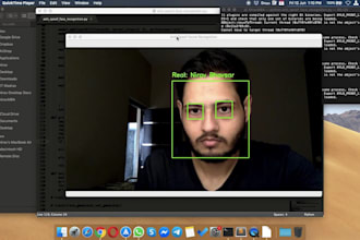 do face recognition system, object detection liveness, spoof detection,live chat